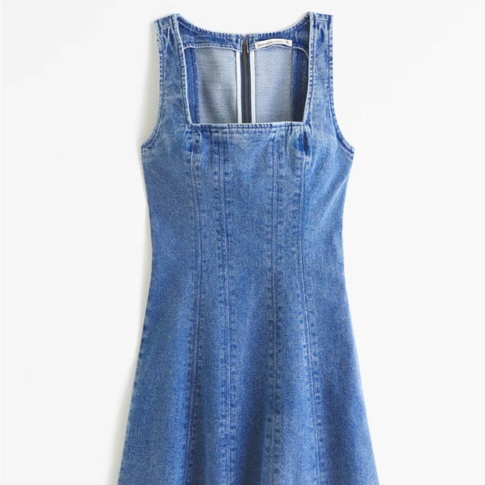 Abercrombie Denim A-Line Mini Dress